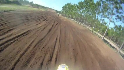Motocross Racing - Bostwick First Round - Helmet Cam
