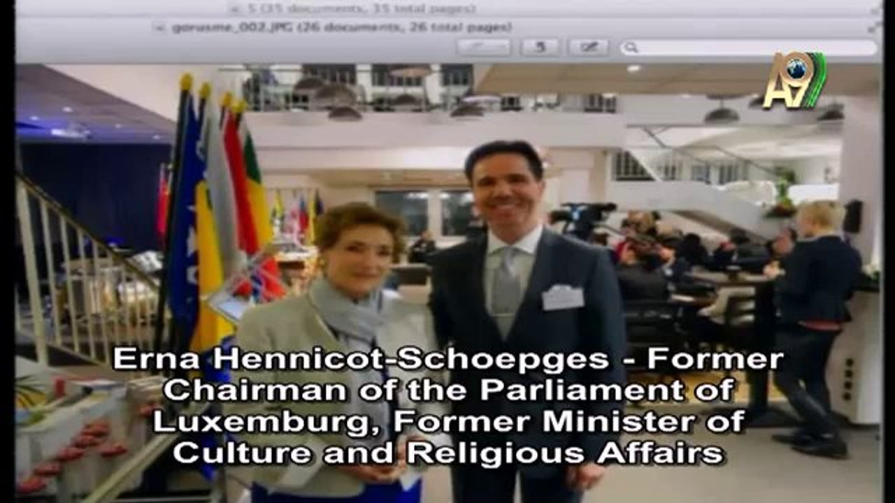 Oktar Babuna met with many diplomats in the Conference in Berlin (02.01.2014)