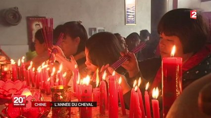 Le Nouvel An et l'année du cheval célébrés dans un village chinois