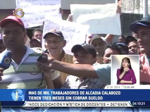 Empleados de alcaldía en Guárico exigen pagos: Tenemos 3 meses sin el pan en nuestras casas