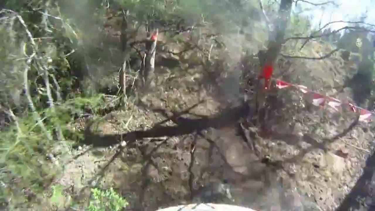 GoPro HD Hare Scramble Hitting Tree
