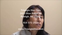 Bulging Disc Treatment Raleigh NC | Neck Pain | Tingling Nerve