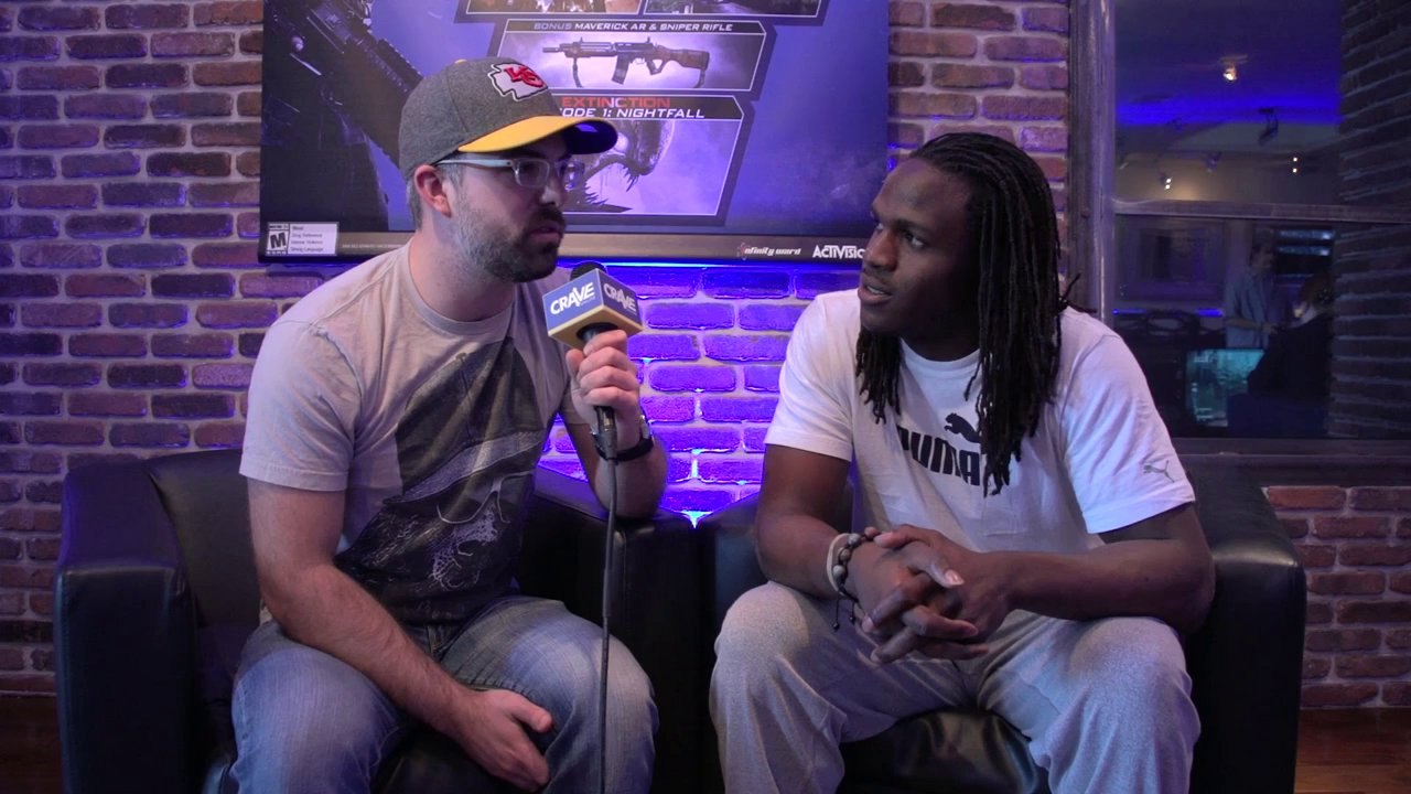 Jamaal Charles & Clay Matthews Interview - Call of Duty Ghosts: Onslaught release party.