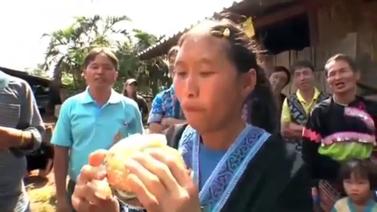 Weird Reactions: People's First Time Ever Eating A Cheeseburger!!