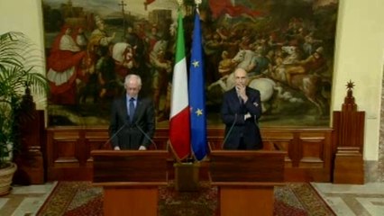 Video herunterladen: Roma - Incontro Letta - Van Rompuy (04.12.13)