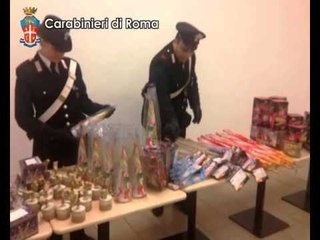 Roma - Sequestro botti di Capodanno (31.12.13)