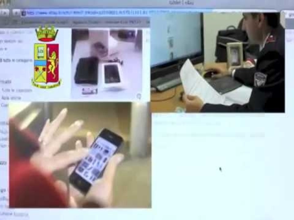 Roma - Frodi Online su Ebay e Ecommerce - Chiusi Siti Internet da Polizia Postale (18.12.13)
