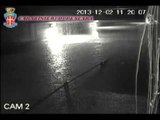 Pescara - Il sottopasso Fontanelle si allaga nella notte dell'alluvione (12.12.13)
