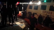 Pantelleria (TP) - Migranti su gommone tratti in salvo dalla Guardia Costiera (08.12.13)