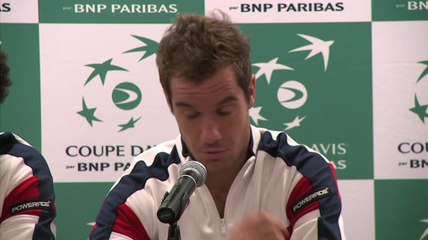 Coupe Davis - Gasquet : "Un super double"