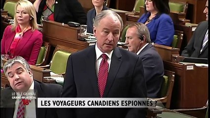 Les voyageurs canadiens espionnés?