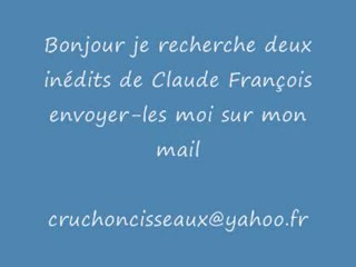 recherche deux inédits de Claude François