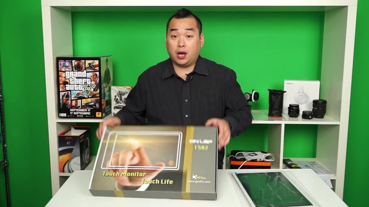 GeChic Portable USB Powered LCD Monitors Unboxing - Unpacked