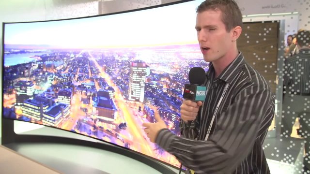 Samsung 105 Curved UHD TV, Galaxy Note Pro - CES 2014
