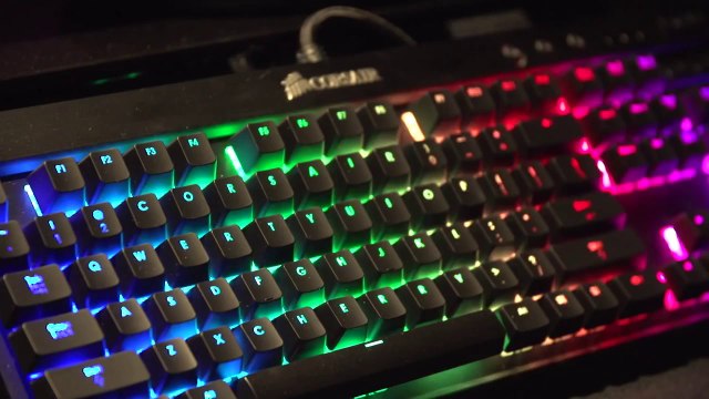 Corsair RGB Backlit Mechanical Keyboard - CES 2014