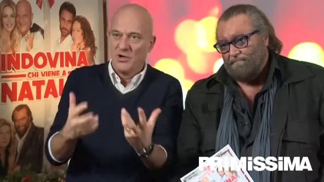 Video intervista a Claudio Bisio e Diego Abatantuono per Indovina chi viene a Natale?