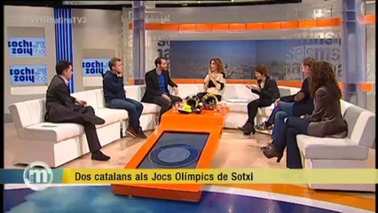 TV3 - Els Matins - Ander Mirambell i Pol Carreras, preparats per als Jocs Olímpics de Sotxi