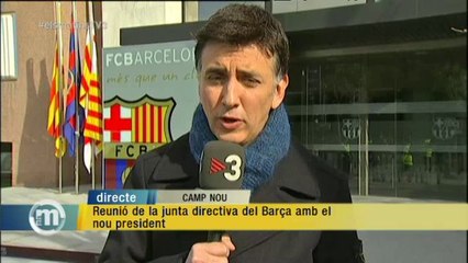TV3 - Els Matins - Reunió extraordinària de la junta directiva del Barça