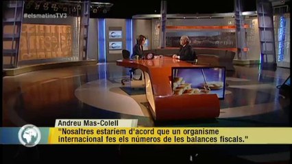 TV3 - Els Matins - Mas-Colell: "Volen aplanar el moviment de l'autogovern"
