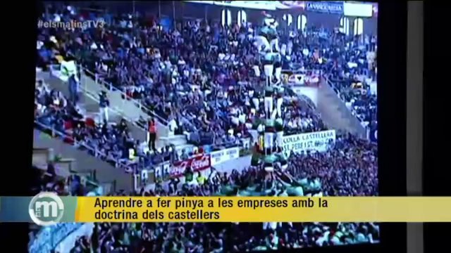 TV3 - Els Matins - La doctrina dels castellers per aprendre a fer pinya a les empreses