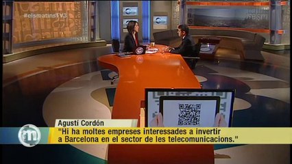 TV3 - Els Matins - Agustí Cordón: "Hem d'aconseguir la capitalitat de Barcelona per sempre"