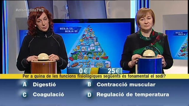 TV3 - Els Matins - Concurs Menja sa, menja bé (22/01/14)