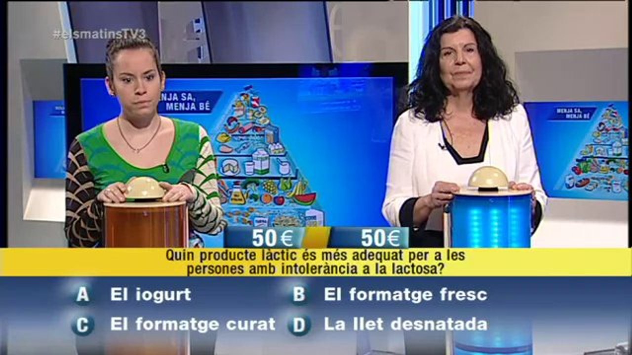 TV3 - Els Matins - Concurs "Menja sa, menja bé" (21/01/14)