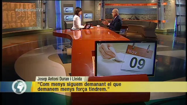 TV3 - Els Matins - Duran i Lleida: No és l'hora de dir què votaré, sinó de dir que vull votar