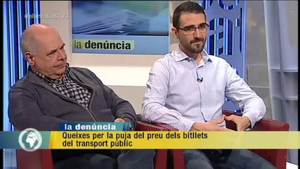 TV3 - Els Matins - Denúncia per la pujada del preu dels bitllets del transport públic