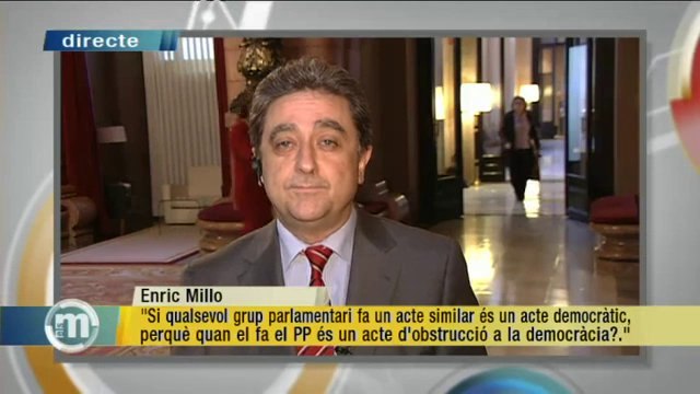 TV3 - Els Matins - Enric Millo: Aquesta partida per la consulta està totalment injustificada