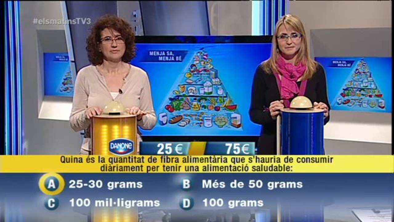 TV3 - Els Matins - Concurs "Menja sa, menja bé" (17/12/13)
