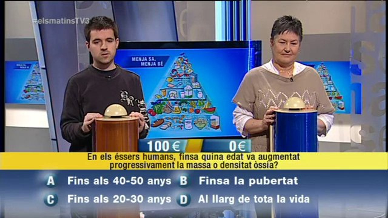TV3 - Els Matins - Concurs "Menja sa, menja bé" (13/12/13)
