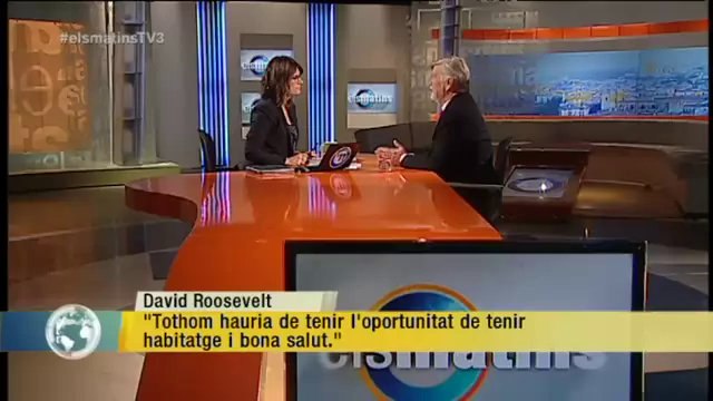 TV3 - Els Matins - David Roosevelt: No hem arribat al que volia la meva àvia i, de fet, som molt
