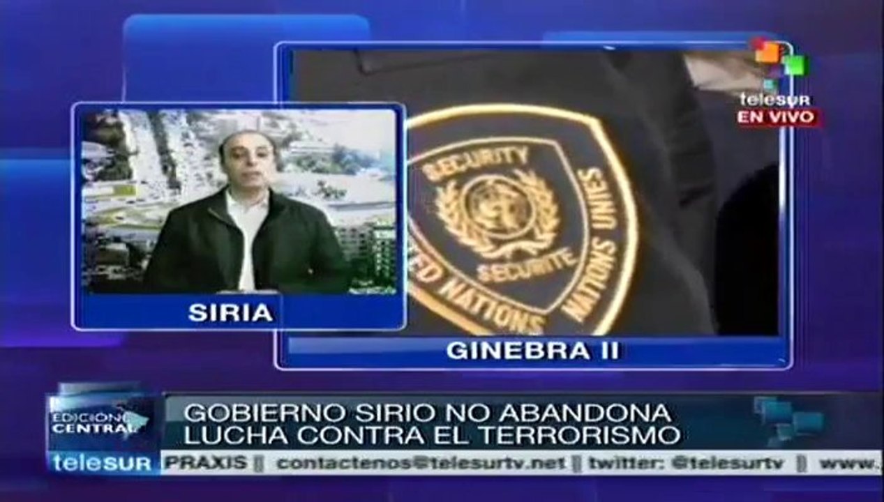 Terminan primeras negociaciones sobre Siria en Ginebra