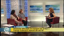 TV3 - Els Matins - Dificultats de transport per arribar a l'escola d'educació especial del seu fil