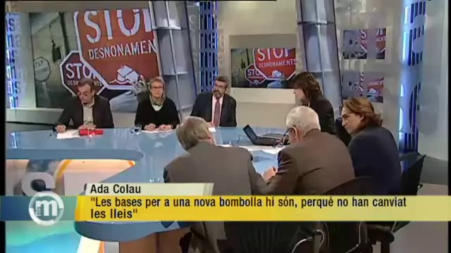 TV3 - Els Matins - Ada Colau: Les bases per a una nova bombolla hi són, perquè no han canviat le