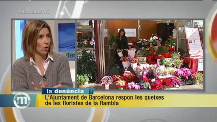 TV3 - Els Matins - L'Ajuntament de Barcelona respon les queixes de les floristes de la Rambla