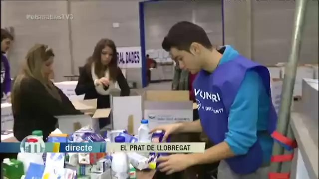 TV3 - Els Matins - Comença el repartiment dels aliments recollits al Gran Recapte