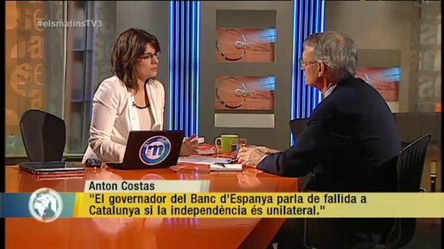 TV3 - Els Matins - Anton Costas: Abans que el Cercle es pronunciï sobre el dret a decidir, cal un