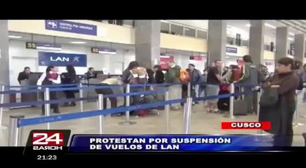 Cusco: suspensión de vuelos de conocida aerolínea provocó malestar en turistas