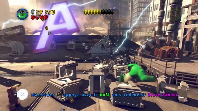 LEGO Marvel Super Heroes Gameplay Demo French Version - Sand Central Station - Xbox One