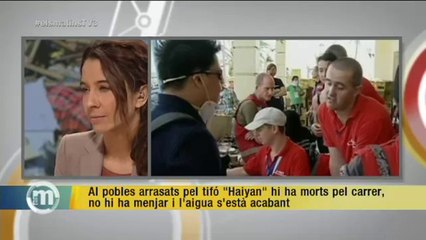 TV3 - Els Matins - Un testimon del tifó "Haiyan" explica la necessitat d'ajuda humanitària