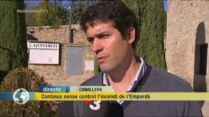 TV3 - Els Matins - Continua sense control l'incendi de l'Empordà