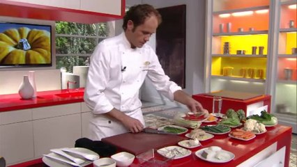 Verdures al wok i bacallà