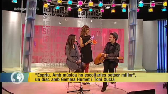 TV3 - Els Matins - Espriu. Amb música ho escoltaries potser millor , un disc amb Gemma Humet i T