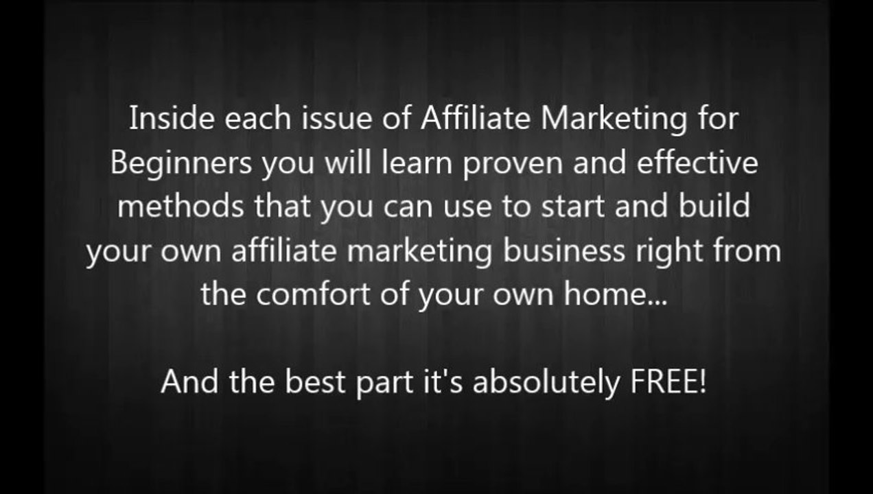 Affiliate Marketing for Beginners