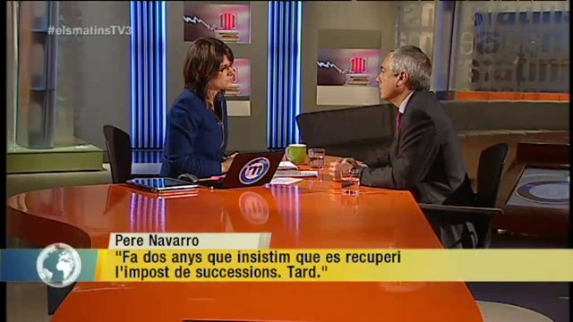 TV3 - Els Matins - Pere Navarro: La constitució es reformarà