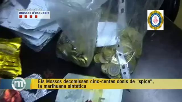 TV3 - Els Matins - Els Mossos decomissen cinc-centes dosis de spice , la marihuana sintètica