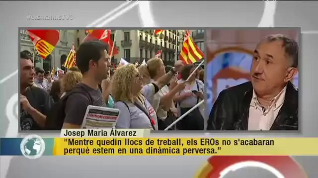 TV3 - Els Matins - Josep Maria Álvarez: S'ha acabat l'estacionalitat i torna a pujar l'atur
