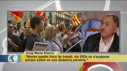 TV3 - Els Matins - Josep Maria Álvarez: "S'ha acabat l'estacionalitat i torna a pujar l'atur"